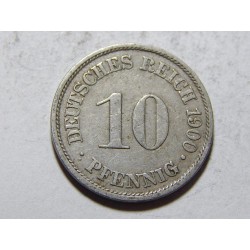Německo Císařství 10 Pfennig 1910 A XF č27131 