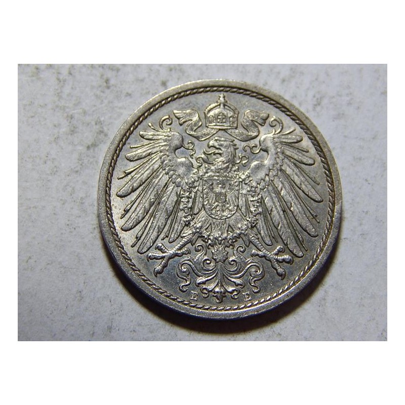 Německo Císařství 10 Pfennig 1914 E XF-UNC č27137 Německo Císařství 10 Pfennig 1914 E XF-UNC č27137