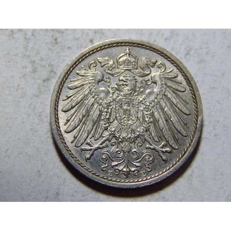 Německo Císařství 10 Pfennig 1914 E XF-UNC č27137 