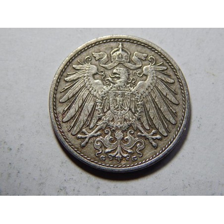 Německo Císařství 10 Pfennig 1914 G XF č27229 