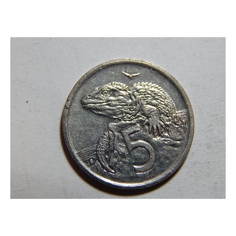 Nový Zealand 5 Cents 1994 XF č44143