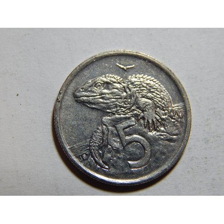 Nový Zealand 5 Cents 1994 XF č44143