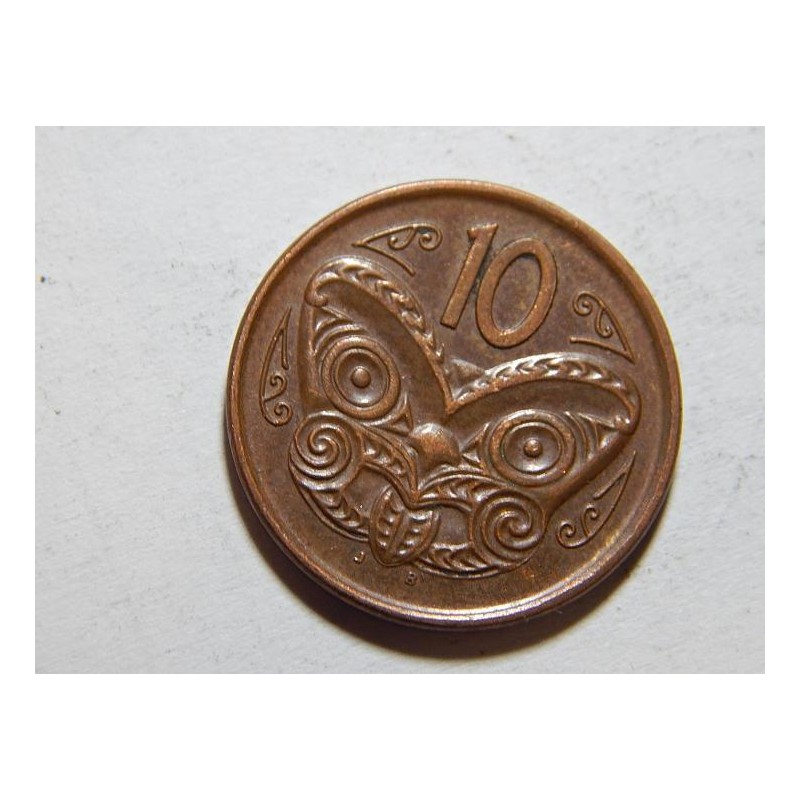 Nový Zealand 10 Cents 2006 UNC č44196 Nový Zealand 10 Cents 2006 UNC č44196