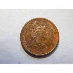 Nový Zealand 1 Cent 1984 XF-UNC č44206 