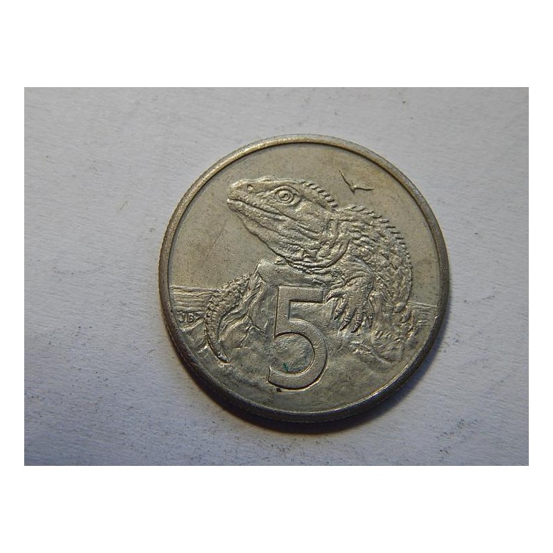 Nový Zealand 5 Cents 1986 UNC č44208 Nový Zealand 5 Cents 1986 UNC č44208