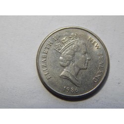 Nový Zealand 5 Cents 1986 UNC č44208 