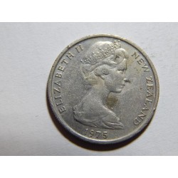 Nový Zealand 5 Cents 1975 XF č44123 