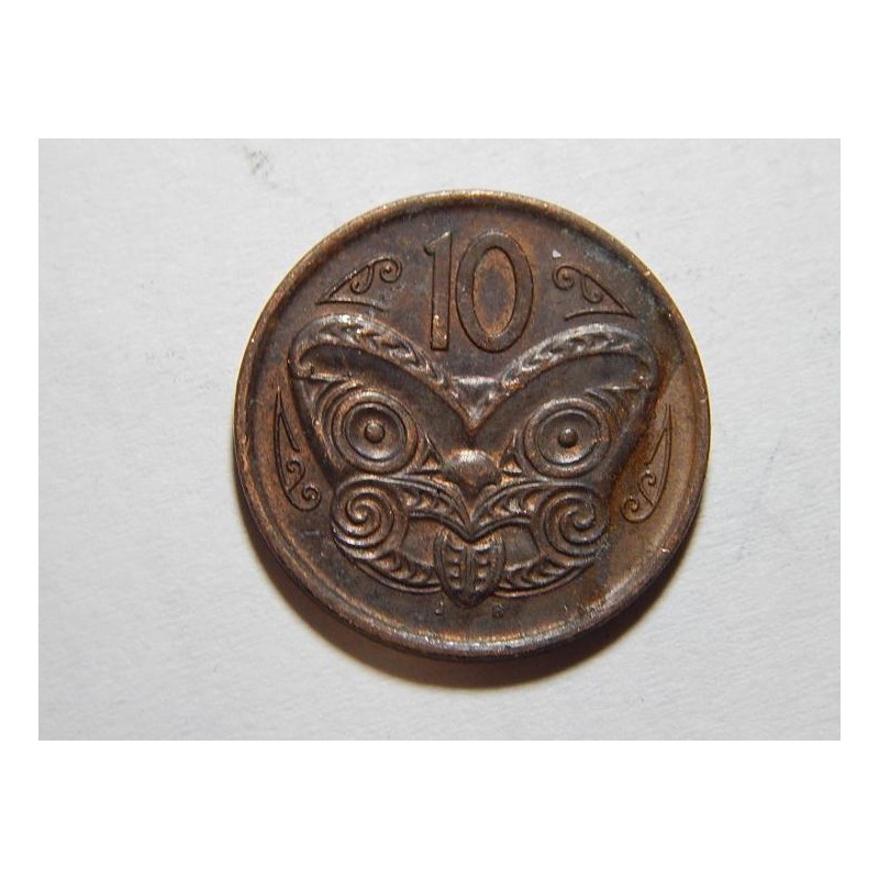 Nový Zealand 10 Cents 2006 XF-UNC č44057 Nový Zealand 10 Cents 2006 XF-UNC č44057