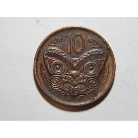 Nový Zealand 10 Cents 2006 XF-UNC č44057 