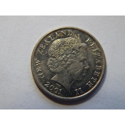 Nový Zealand 5 Cents 2001 XF č44202 