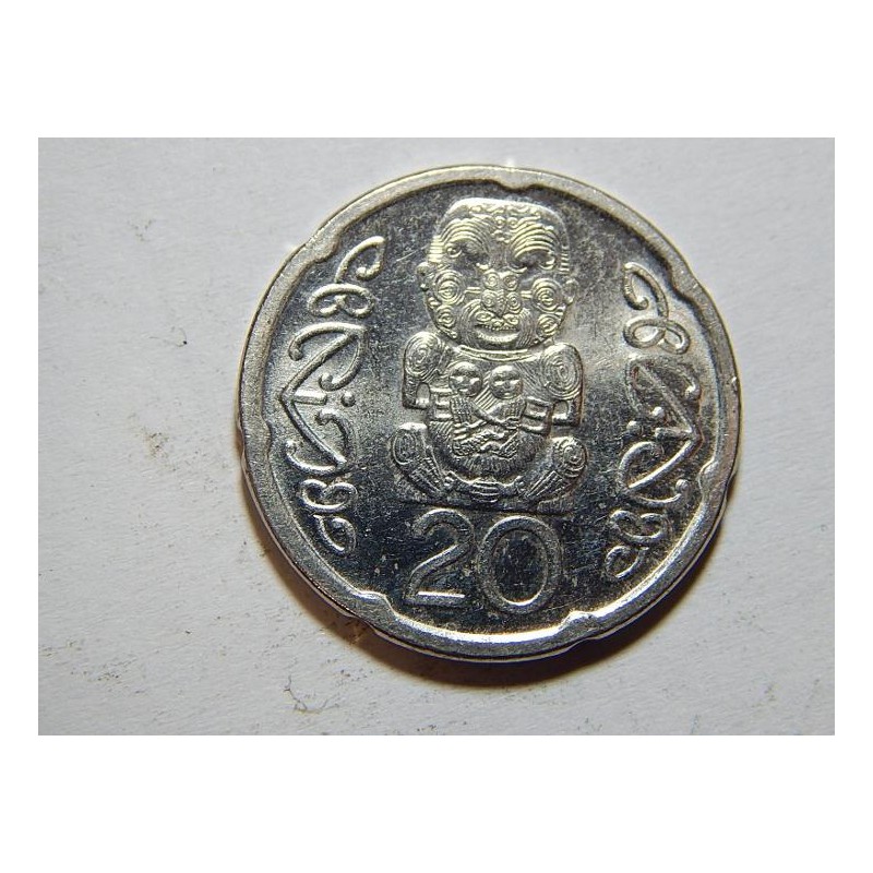 Nový Zealand 20 Cents 2006 UNC č44079 Nový Zealand 20 Cents 2006 UNC č44079