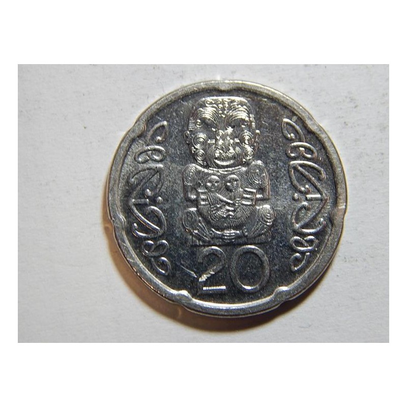 Nový Zealand 20 Cents 2008 UNC č44198 Nový Zealand 20 Cents 2008 UNC č44198