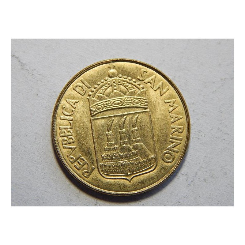 San Marino 20 Lire 1973 UNC č44309 San Marino 20 Lire 1973 UNC č44309