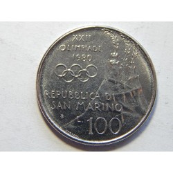 San Marino 100 Lire 1980 UNC č44264 