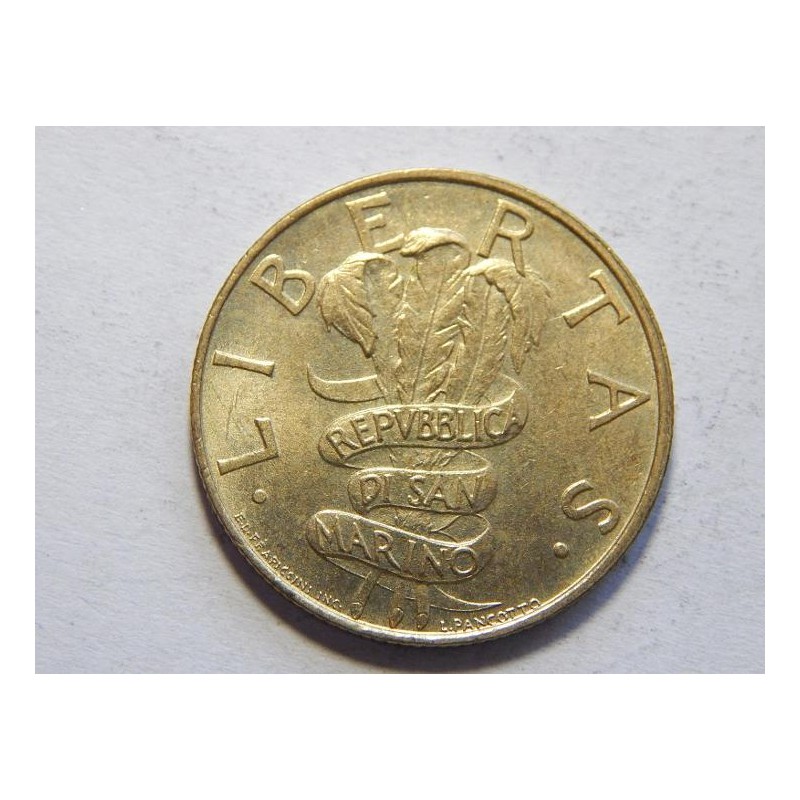 San Marino 200 Lire 1995 RRR UNC č44275 San Marino 200 Lire 1995 RRR UNC č44275