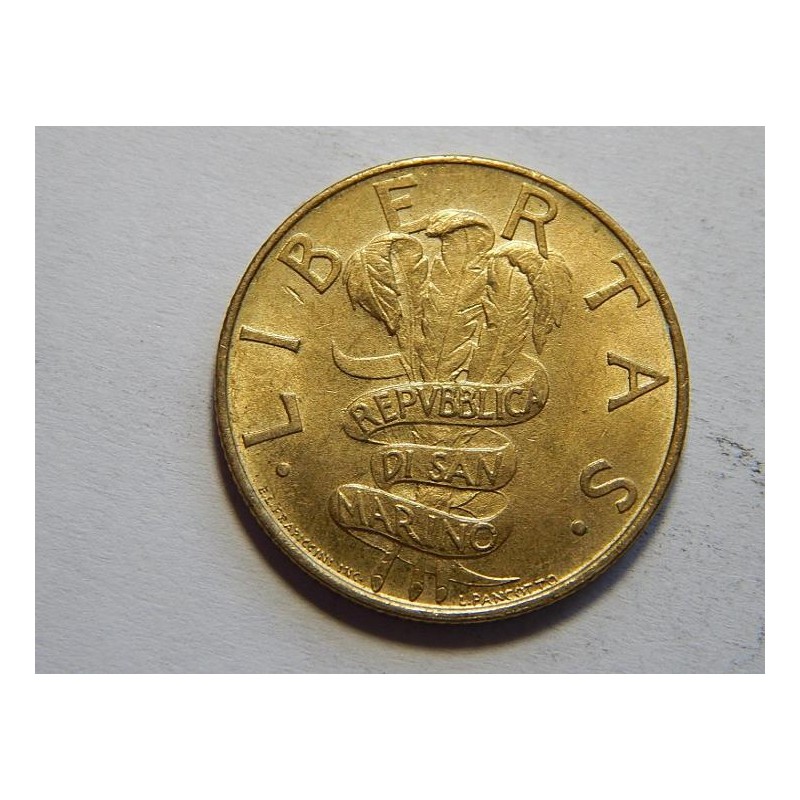 San Marino 200 Lire 1995 RRR UNC č44282 San Marino 200 Lire 1995 RRR UNC č44282