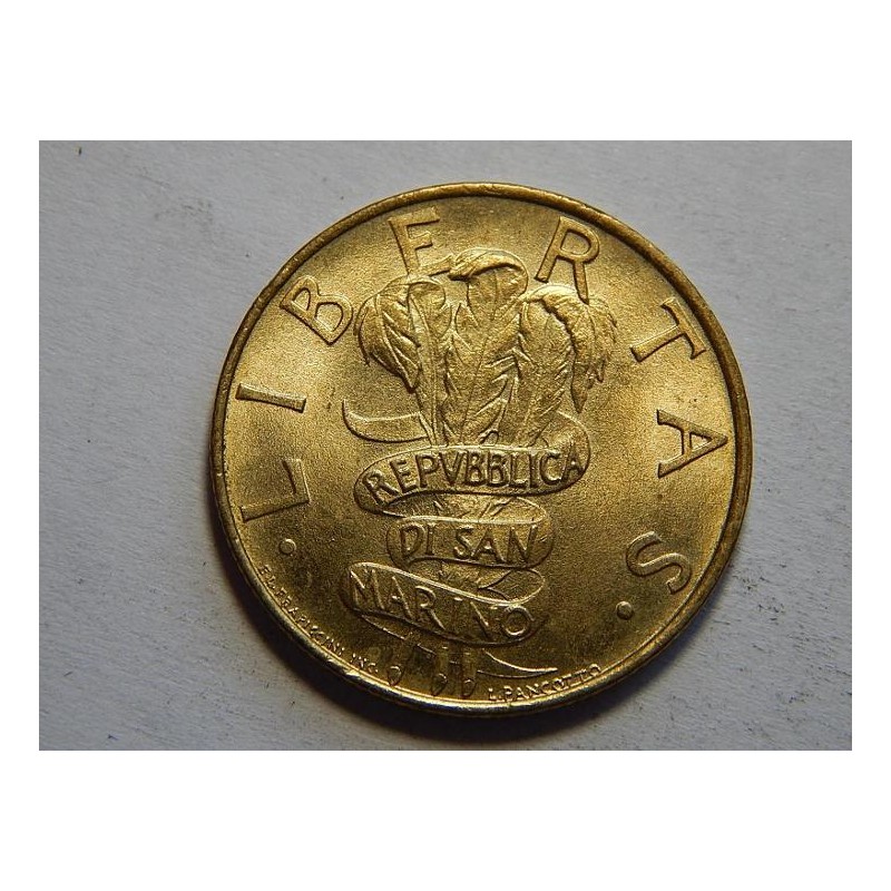 San Marino 200 Lire 1995 RRR UNC č44302 San Marino 200 Lire 1995 RRR UNC č44302