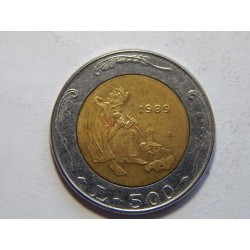 San Marino 500 Lire 1989 UNC č44262 