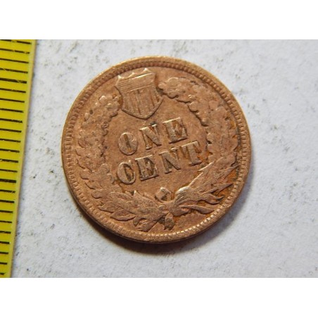USA 1 Cent 1902 indián VF-XF č37758 