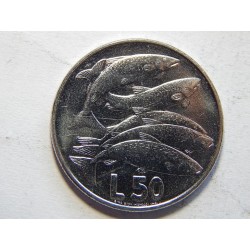 San Marino 50 Lire 1975 UNC č44277 