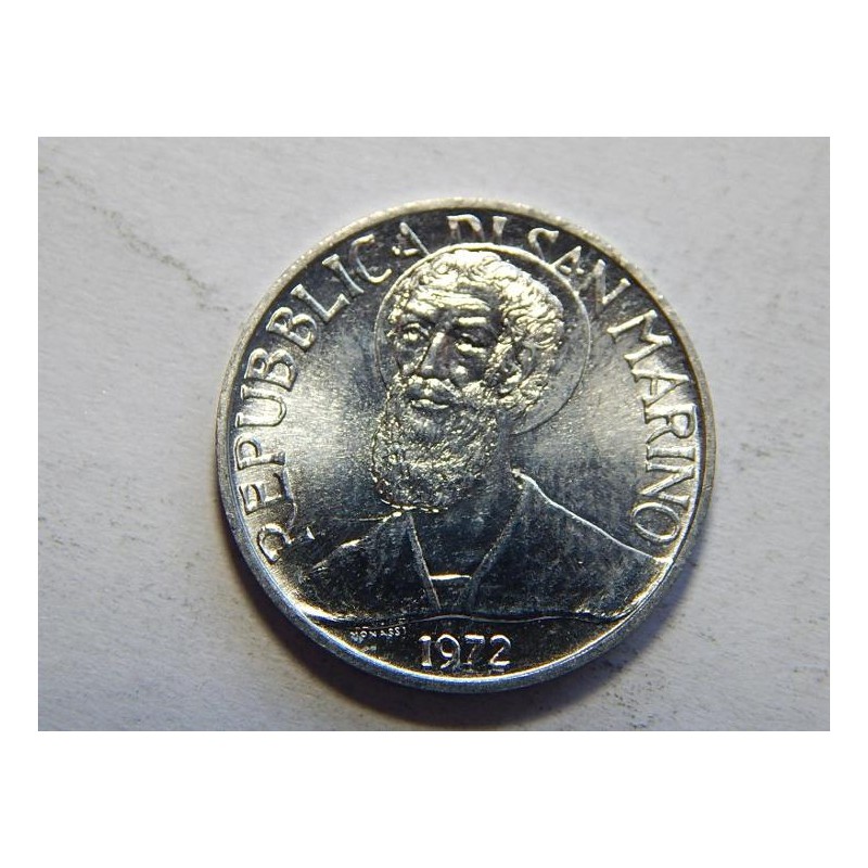San Marino 5 Lire 1972 UNC č44306 San Marino 5 Lire 1972 UNC č44306