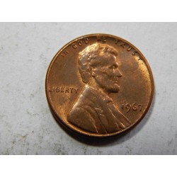 USA 1 Cent 1967 P XF č27185 