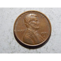 USA 1 Cent 1971 D VF-XF č27279 