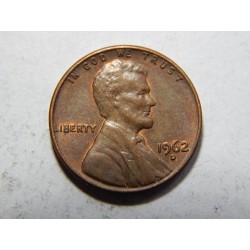 USA 1 Cent 1962 D XF č27231 