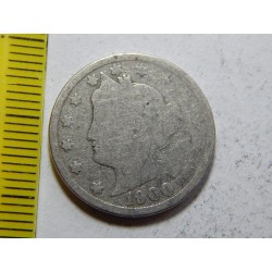 USA 5 Cents 1900 F č44785 