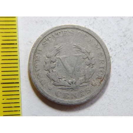 USA 5 Cents 1902 VF č44769 