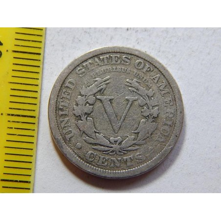 USA 5 Cents 1912 VF č37453 