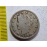 USA 5 Cents 1906 VF č44767 