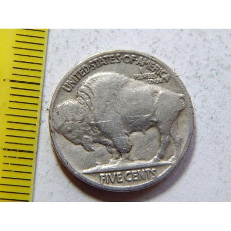 USA 5 Cents 1936 indián XF č37544 