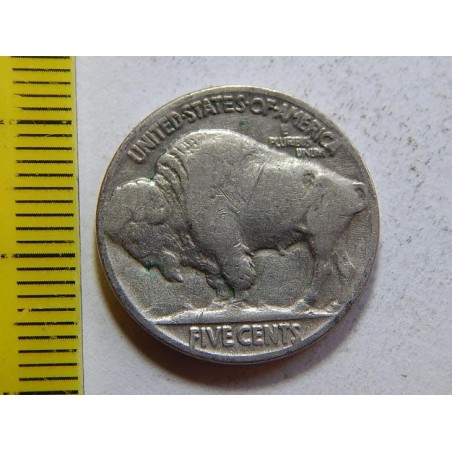 USA 5 Cents 1936 indián XF č44765 