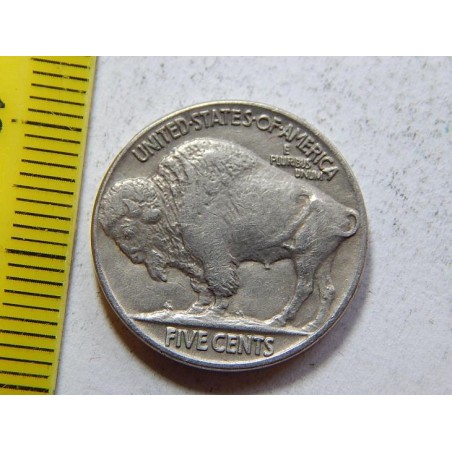 USA 5 Cents 1937 indián XF č37138 