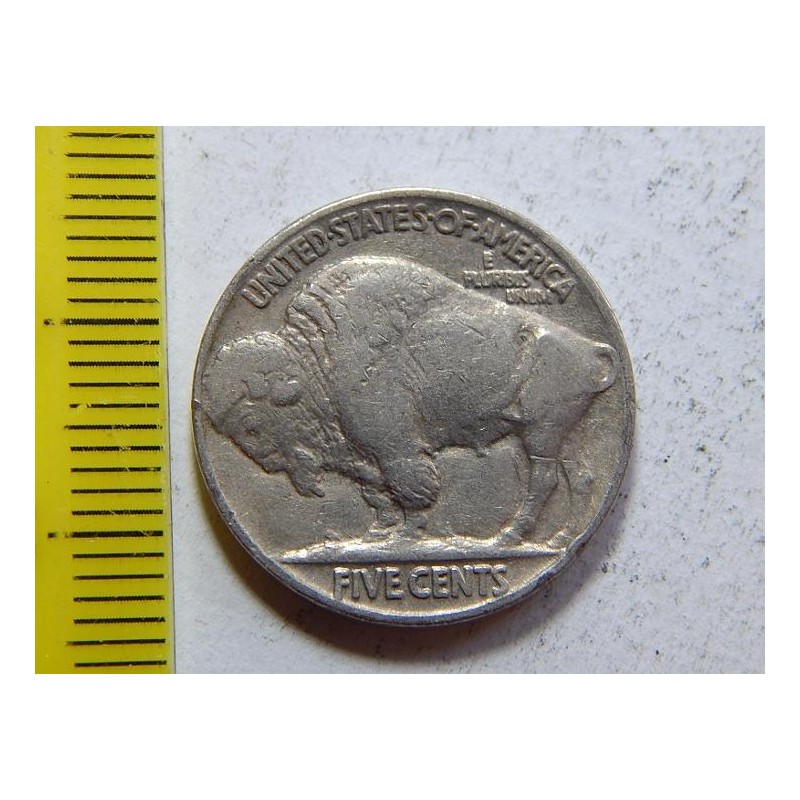 USA 5 Cents 1937 indián XF č44780 USA 5 Cents 1937 indián XF č44780