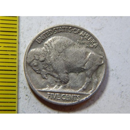 USA 5 Cents 1937 indián XF č37737 