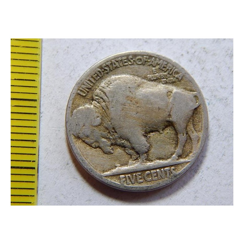USA 5 Cents 1920 indián VF č44746 USA 5 Cents 1920 indián VF č44746