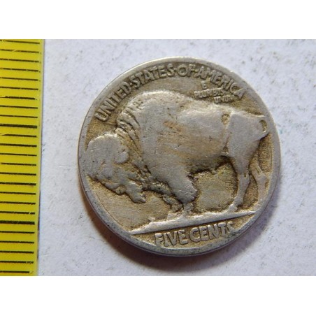 USA 5 Cents 1920 indián VF č44746 