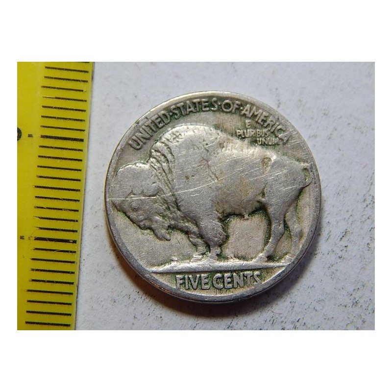 USA 5 Cents 1925 indián VF-XF č44790 USA 5 Cents 1925 indián VF-XF č44790
