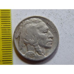 USA 5 Cents 1930 S indián XF č44770 