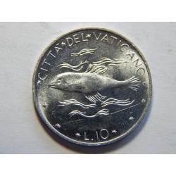 Vatikán 10 Lire 1971 UNC č44224 