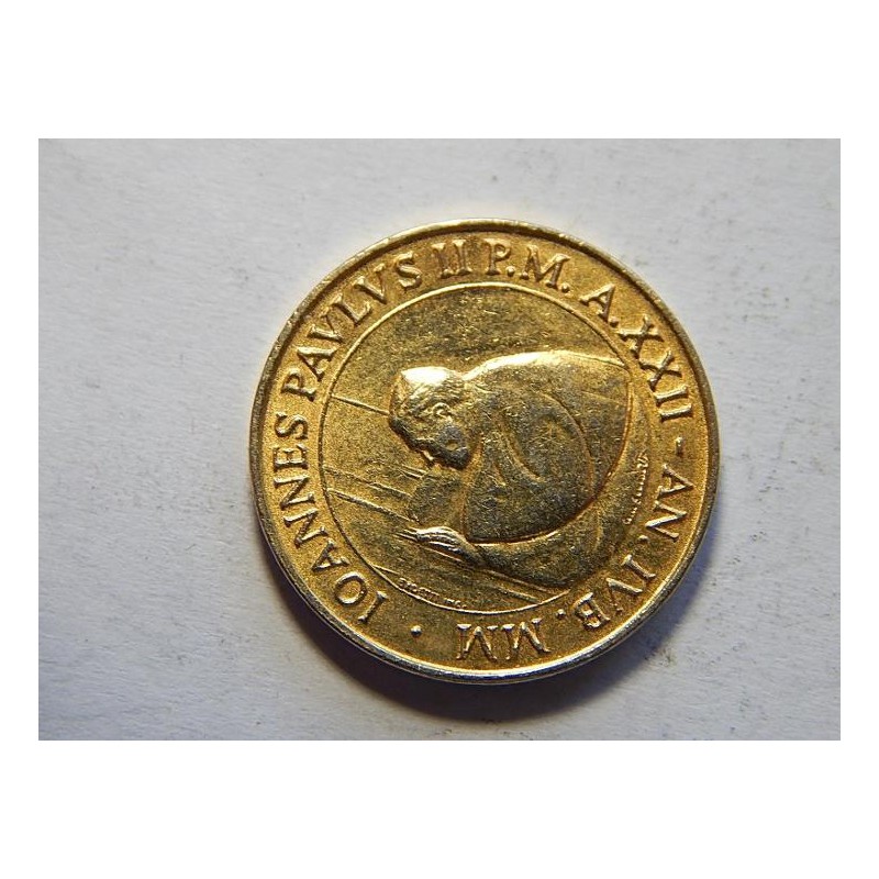 Vatikán 50 Lire 2000 XF č44227 Vatikán 50 Lire 2000 XF č44227