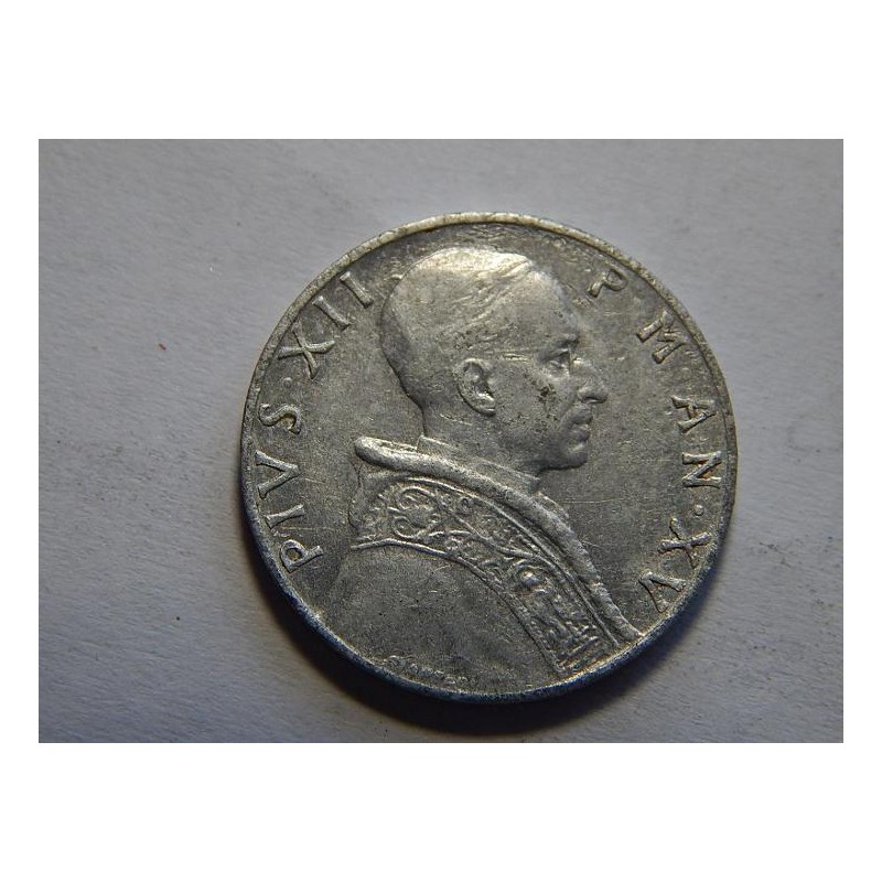 Vatikán 5 Lire 1953 XF č44213 Vatikán 5 Lire 1953 XF č44213