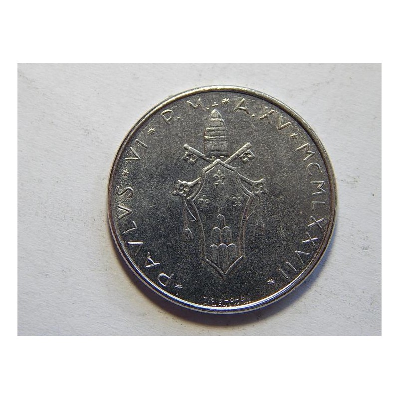 Vatikán 50 Lire 1977 UNC č44241 Vatikán 50 Lire 1977 UNC č44241