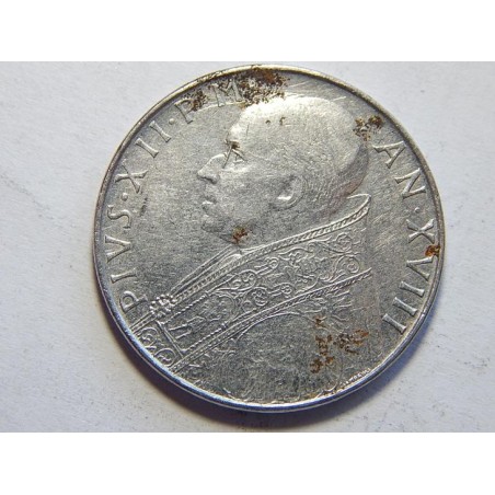 Vatikán 100 Lire 1956 XF č44252 