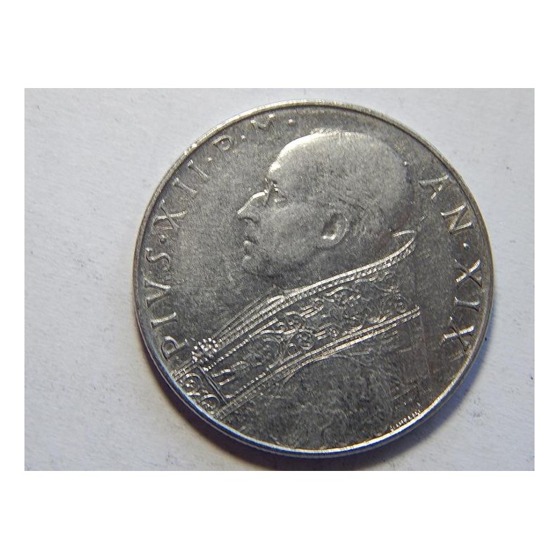 Vatikán 100 Lire 1957 UNC č44254 Vatikán 100 Lire 1957 UNC č44254