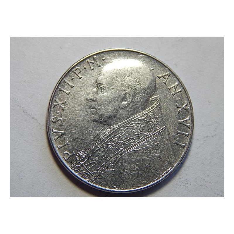 Vatikán 100 Lire 1955 UNC č44249 Vatikán 100 Lire 1955 UNC č44249