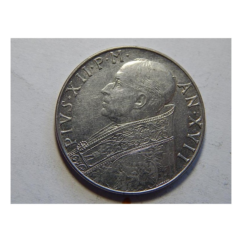 Vatikán 100 Lire 1955 UNC č44244 Vatikán 100 Lire 1955 UNC č44244