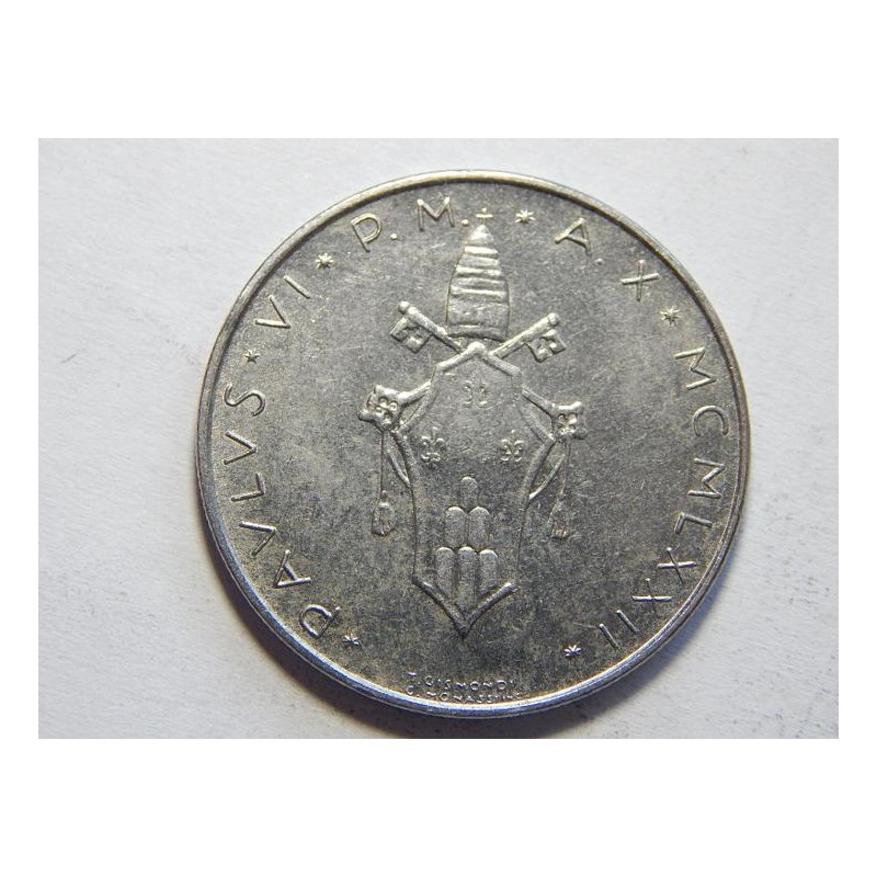 Vatikán 100 Lire 1972 UNC č44245 Vatikán 100 Lire 1972 UNC č44245
